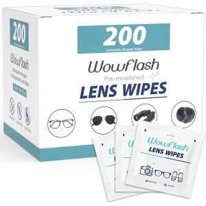 Wowflash 200 Count Lens Wipes