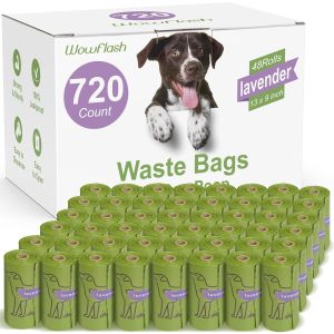 Wowflash 720 Count Dog Waste Bags Rolls